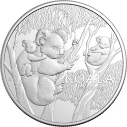 1 oz Koala 2026 silver coin Royal Australian Mint in protective capsule
