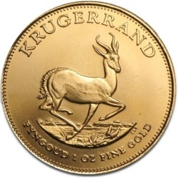 1 oz Krugerrand Gold Coin | 2nd Grade | Mixed Years