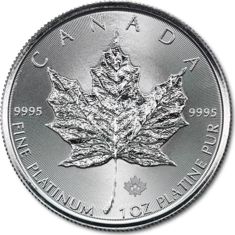 1 oz Maple Leaf Platinum Coin Mixed Years