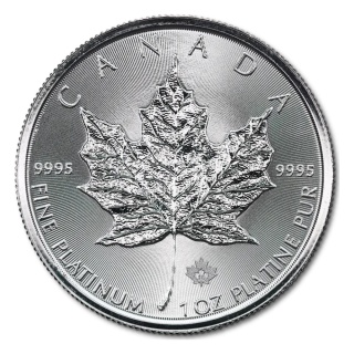 1 oz Maple Leaf Platinum Coin Mixed Years