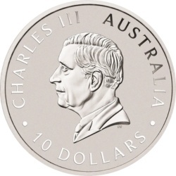 10 oz Kookaburra 2026 silver bullion coin Perth Mint in protective capsule