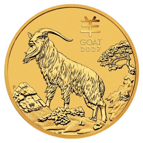 10 oz Lunar III Rok Koza Złota Moneta | 2027