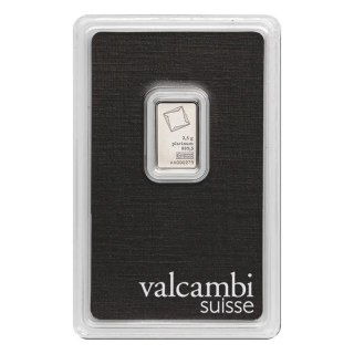 2.5 g Platinum Bar | Valcambi
