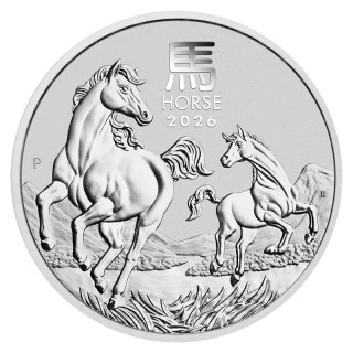 2 oz Lunar III Year of the Horse Silver Coin | 2026