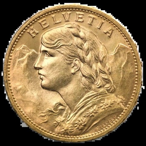 20 Swiss Francs Vreneli Gold | 1897-1949 | 2nd choice