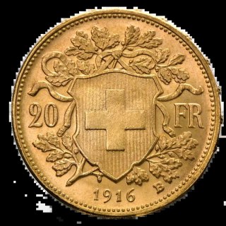 20 Swiss Francs Vreneli Gold | 1897-1949 | 2nd choice