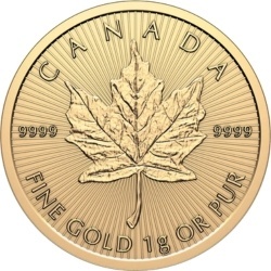 25 x 1g MapleGram MapleClon leaf Golden Coins | 2026
