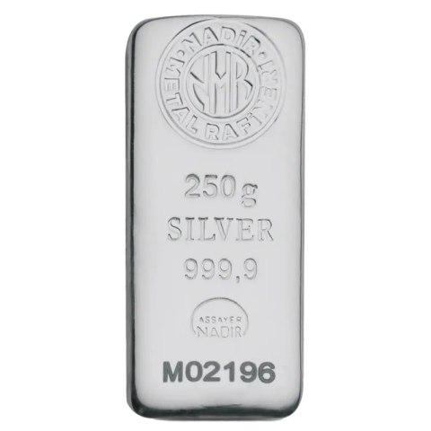 250 g Silver Bar | Nadir Metal Rafineri