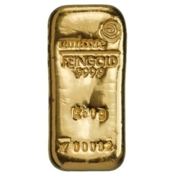 250 g Gold Bar Umicore 999.9