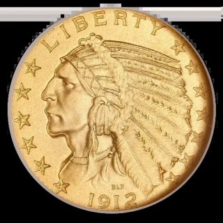5 Dollar "Indian Head" Gold Coin | 1908-1929