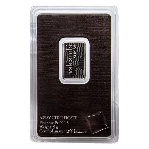 5 g Platinum Bar | Valcambi
