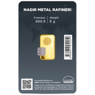 5 g Gold Bar | Nadir | LBMA