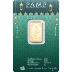 5g Gold Bar PAMP Eid Mubarak