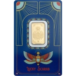 5g Golden Bar PAMP Lucky Scarab