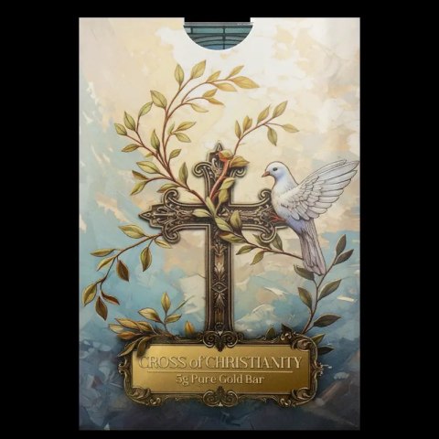 5 g Cross of Christianity Gold Bar | PAMP Suisse