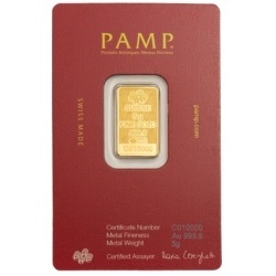 5g Gold Bar | PAMP | Arabian Camel | Pendant