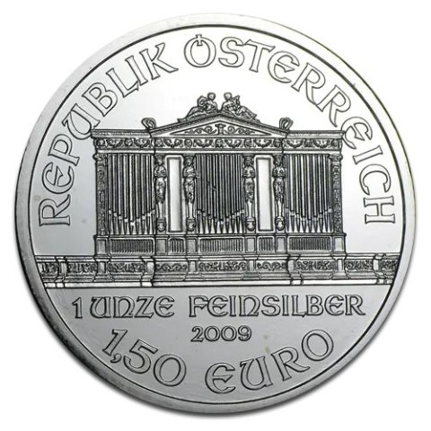 1 oz Vienna Philharmonic Silver Coin | Mixed Years