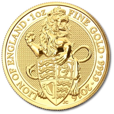 1 oz Queen’s Beasts Lion of England Gold Coin | 2016