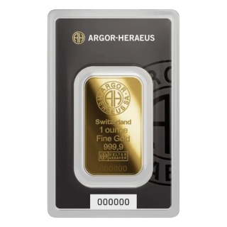1 oz Gold Bar | Argor-Heraeus