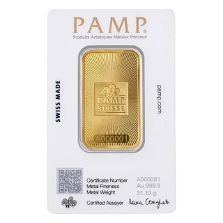 1 oz Gold Bar | PAMP Suisse