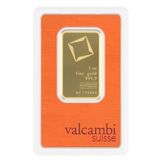 1 oz Gold Bar | Valcambi