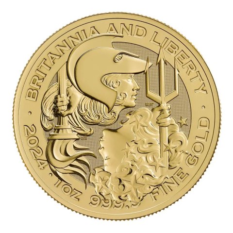 1 oz Britannia and Liberty Gold Coin | 2024