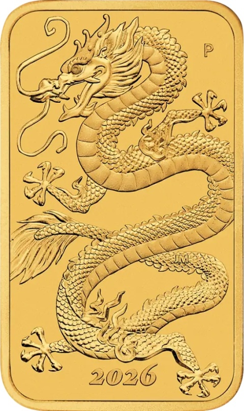 1 oz Dragon Rectangular Gold Coin | 2026
