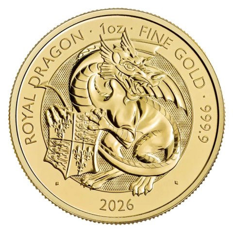 1 oz Tudor Beasts Royal Dragon Gold Coin | 2026
