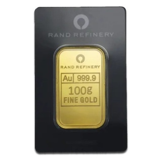 100 g African Elephant Gold Bar | Rand Refinery