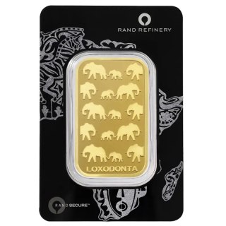 100g Gold Bar Loxodonta Africana | Rand Refinery