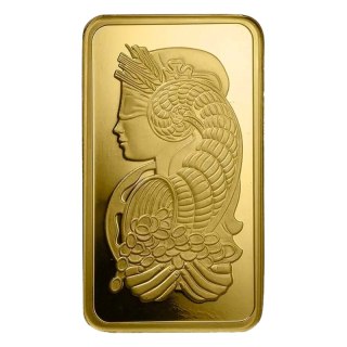 100 g Gold Bar PAMP Fortuna