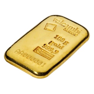 100 g Gold Bar | Valcambi | Cast