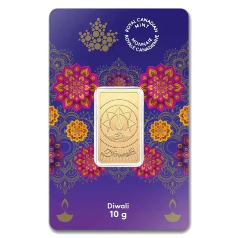 10 g Diwali Gold Bar | Royal Canadian Mint