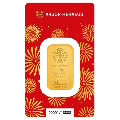 10 g Year of the Horse Gold Bar 2026 | Argor-Heraeus
