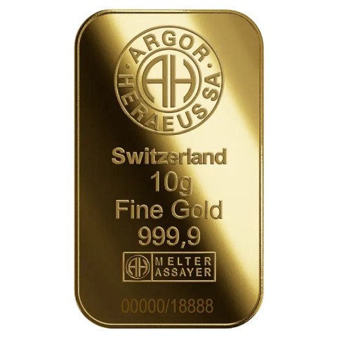 10 g Year of the Goat Gold Bar 2027 | Argor-Heraeus