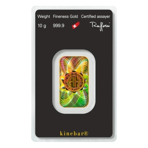 10 g Gold Bar | Argor-Heraeus | Kinebar – obverse
