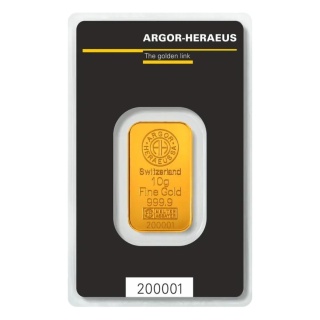 10 g Gold Bar | Argor-Heraeus | Kinebar