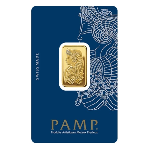 10 g Gold Bar | PAMP Fortuna – obverse