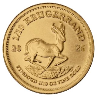 1/10 oz Krugerrand Gold Coin | 2026