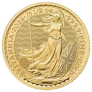 1/2 oz Britannia Charles III Gold Coin | 2026