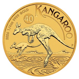 1/4 oz Australian Kangaroo Gold Coin | 2026