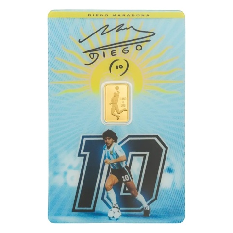1 g Diego Maradona Gold Bar | PAMP