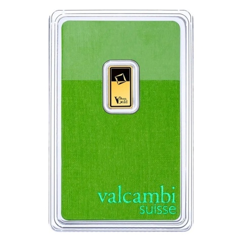 1 g Gold Bar | Valcambi | Green Gold – obverse