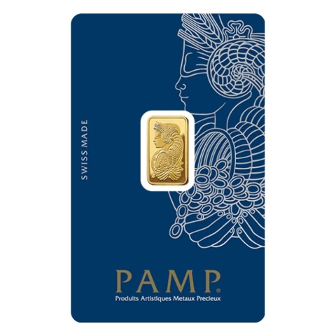 2.5 g Gold Bar | PAMP Fortuna – obverse