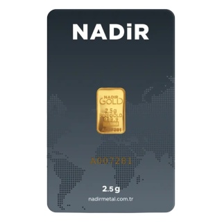 2.5 g Gold Bar | Nadir | LBMA