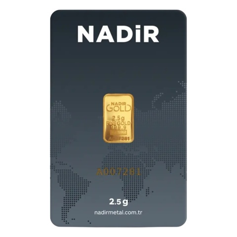 2.5 g Gold Bar | Nadir | LBMA