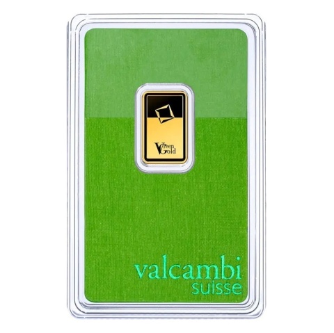 2.5 g Gold Bar | Valcambi | Green Gold – obverse