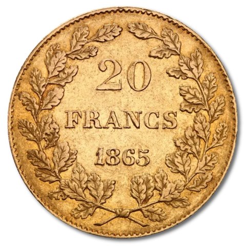 20 Francs Belgium Leopold I Gold Coin | 1831 - 1865