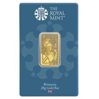 20 g Britannia Gold Bar | The Royal Mint