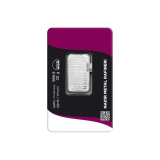 20 g Silver Bar | Nadir Metal Rafineri